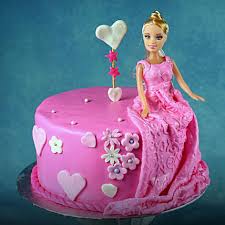 Huge disney princess magic clip dolls little people cake toppers prince lot. Buy Send Princess Barbie Truffle Cake 1 Kg Online Ferns N Petals