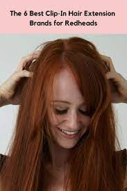 Although they offer synthetic extensions, stick with the real human hair version for this brand. The 6 Best Clip In Hair Extension Brands For Redheads Elongateit Hair Extension Brands Hair Extentions Clip In Red Hair Extensions Clip In
