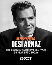 Remembering Desi Arnaz Today marks 39 years since we lost Desi Arnaz, the  brilliant force behind I Love Lucy and one of television's greatest  pioneers. As Ricky Ricardo, he became a household