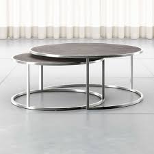 Beautifully crafted in a minimalist design, the table flaunts clean lines and sleek surfaces for an elegant look to your outdoor area. Keya Stainless Steel Nesting Coffee Tables Reviews Crate And Barrel
