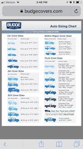 car cover size chart best picture of chart anyimage org