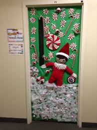 Elf On The Shelf Decor On Classroom Door Christmas Classroom Door Christmas Classroom Classroom Christmas Decorations