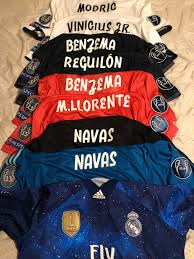 However, the real madrid website is showing a font with a 3d effect on their home and away kits for the 2017/2018 season that is different from the published la liga font. My Kit Haul For This Season Authentic Complete With Cwc Patches And All Realmadrid