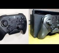 The pro controller feels very solid in the hands, comparable with the xbox one's gamepad in size and just a hair heavier at 8.3 ounces (the xbox one controller is 8 ounces with two aa. Switch Pro Controller 3d Models To Print Yeggi