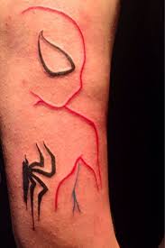 50 Best Free Spiderman Tattoo Designs And Ideas Visit To Grab An Amazing Super Hero Shirt Now On Sale Spiderman Tattoo Tattoos For Guys Marvel Tattoos