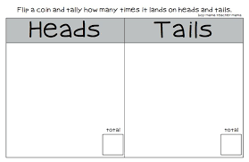 Teacher Mama Free Printable Heads Or Tails Coin Toss Tally Game After School Linky Coin Toss Coin Games Tally Marks Kindergarten