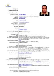 A recommended template for your cv begins at page two. Europass Cv Format Pdf Europass Cv Download Word