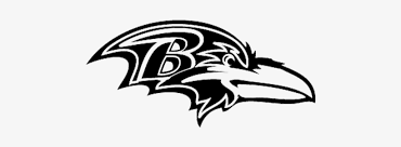 Baltimore ravens set design upgrade svg files, cricut, silhouette studio, digital cut files. Baltimore Ravens Black And White 500x242 Png Download Pngkit