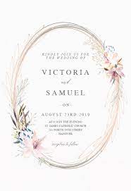 Whimsical Wreath Wedding Invitation Template Greetings Island Wedding Invitation Templates Popular Wedding Invitations Wreath Wedding Invitations