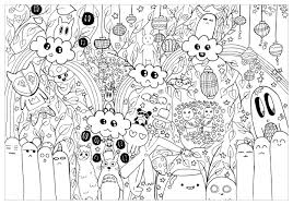 Kawaii Coloring Pages For Adults