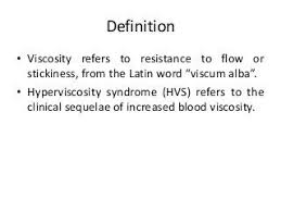 Image result for Hyperviscosity Syndrome