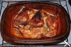 Brathahnchen Aus Dem Romertopf Rezept Mit Bildern Rezepte Brathahnchen Einfache Gerichte