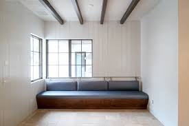Banquette seating has gained popularity over the past several years, as homes have become more casual. Custom Seating Grit Grain Co