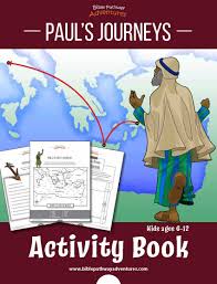 Paul the apostle takes his second missionary journey around the mediterranean chronicled in the book of acts from chapters 15:35 to 18:22. Paul S Journeys Activity Book Bible Pathway Adventures