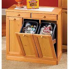 Kitchen of the week small kitchens colorful kitchens kitchen styles kitchen islands kitchen cabinets kitchen countertops kitchen backsplashes kitchen lighting kitchen workbook kitchen storage personalize your kitchen waste storage with the best bin configuration and pullout system. 3 Bin Cabinet From Homevisions For Hampers Trash Can Cabinet Recycling Storage Storage
