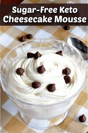 That's what makes these diabetic low carb desserts so healthy. Sugar Free Keto Cheesecake Mousse Fluff Low Carb Yum