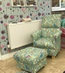 If you are in search of such an accent chair. Prestigious Clara Fabric Adult Chair Cactus Cream Green Armchair Floral Accent Lounge Small Chairs For Cherubs
