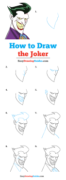 How To Draw The Joker Joker Drawings Drawing Tutorial Easy Drawing Tutorial