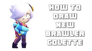 Brawl stars is een vechtspel dat beschikbaar is voor mobiele telefoons (ios en android) en tablets. How To Draw New Brawler Colette Brawl Stars Step By Step Youtube