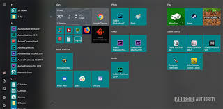 See the first image above. How To Use The Windows 10 Start Menu With Some Fun Tricks