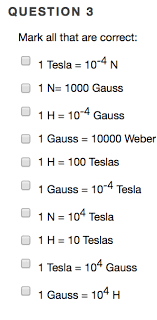 Youtube influencer, tesla advocates, ev advocates, tesla diy, and trying to save the world in our spare time. Solved Mark All That Are Correct 1 Tesla 10 4 N 1 N Chegg Com