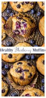 Healthy Greek Yogurt And Honey Blueberry Muffins Baker By Nature Recipe Greek Yogurt Blueberry Muffins Healthy Dessert Recipes Blueberry Yogurt Muffins