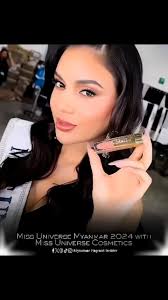 Thet San Andersen with Miss Universe Cosmetics ✨💖, Miss Universe Myanmar  2024