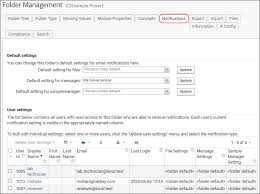 Manage Email Notifications Documentation