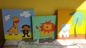 Lesen sie was kinder fur das stempeln mit fingern benotigen und schauen sie welch lustige bilder dabei entstehen. Leinwandbilder Furs Kinderzimmer Selber Gestalten Marz 2014 Babyclub Seite 10 Babycenter