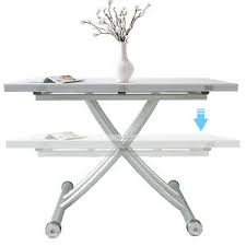 A cool modern coffee table convertible to a dining table. 5 In 1 Adjustable Height Foldable Table Dining Table Office Desks Modern Home Uk Ebay