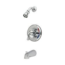 Perfect for remodels or anyone who's looking to spruce up. Elements Of Design Magellan Chrome 1 Handle Bathtub And Shower Faucet With Valve Shower Systems Shower Tub Shower Faucet Sets