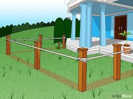 Building a horizontal plank fence. How To Build A Wood Fence With Pictures Wikihow