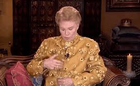 A fascinating portrait of a legend in twilight. Trending Gif Latino Latinx Walter Mercado Mucho Amor Giphy Funny Gif New Trends