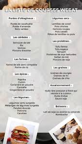 Liste De Course Tse Recettes De Cuisine Alimentation Legumes Secs