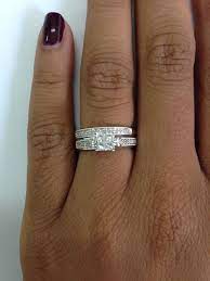 1 2 Carat T W Diamond Trio Matching Wedding Ring Set 10k Yellow Gold Pretty Engagement Rings Vintage Engagement Rings Unique Vintage Engagement Rings Simple