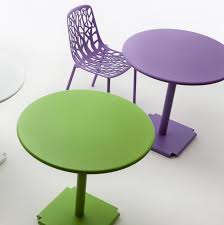 Is there a white product available in round patio tables? Crux Garden Table Contemporary Garden Furniture Garden Tables