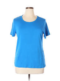 Details About White Stag Women Blue Short Sleeve T Shirt Xxl Plus