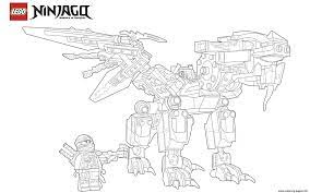 Top 20 ninjago coloring pages for kids: Dragon Ninjago Big Coloring Pages Printable
