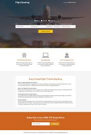 Flight Ticketing Booking Mini Responsive Landing Page Design Travel Travelers Traveling Tours To Landing Page Best Landing Page Design Landing Page Design