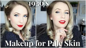 100 years of makeup for pale skin