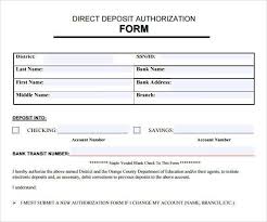 Chase Direct Deposit Authorization Form Luxury 8 Direct Deposit Authorization Forms Download For Fr Lesson Plan Template Free Directions Power Of Attorney Form