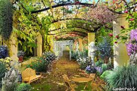 How to create an italian courtyard garden. Italian Courtyard Gardenpuzzle Online Garden Planning Tool Italian Courtyard Tuscan Garden Italian Landscaping