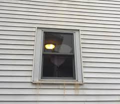 Once the gas leaks out, the window no longer provides good insulation, which is why the glass gets cold in the winter. Water Leaking Around Window When It Is Not Raining Home Improvement Stack Exchange