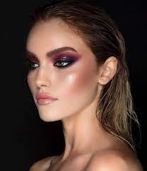 Galaxy From My La Workshop Today With Thepowdergroup Makeup And Photography By Me Jordanliberty On Madiperez Night Makeup Hair Makeup Evening Makeup