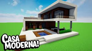 ¡te convertirás en la envidia de tus amigos! Minecraft Construindo Uma Casa Moderna 9 Youtube