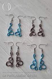 Boucles D Oreille Arabesque V1 Bagues En Fil D Aluminium Boucles D Oreilles De Noel Boucles D Oreilles Faites Main