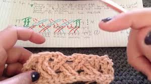 To make this gorgeous celtic weave crochet stitch, you will need a 5/0 or 3.00mm crochet hook and. Celtic Weave Stitch Row 4 Youtube