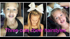 While the above were basic ideas to experiment with ponytail hairstyles, you could always try them out in newer ways to add your own unique style. Three Cute And Easy Cheer Hairstyles Youtube