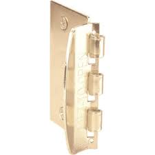 Schlage camelot satin nickel electronic door lock with accent door lever featuring flex lock. Prime Line 2 3 4 Brass Plated Steel Flip Door Lock At Menards