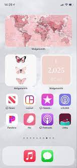 Ios 14 Home Screen Pink Homescreen Inspirational Wallpapers Aesthetic Light